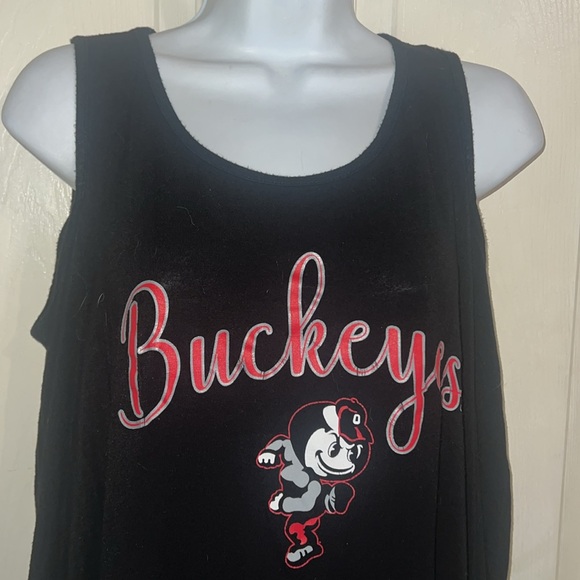 Game Day Couture The Ohio University Cold Shoulder Blouse SZ XL - Picture 3 of 3